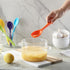 5PCS Silicone Serving Spoons Set, Vituer Heat Resistant Kitchen Spoons for Cooking, Mixing, Stirring, Dishwasher Safe