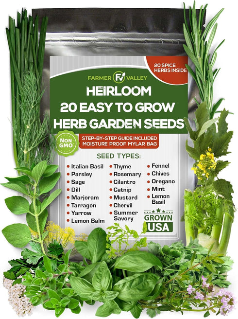 20 Easy to Grow Spice and Herb Seeds for Home Gardening -
