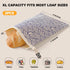 Augine 2 Pack Beeswax Bread Bags for Sourdough, Reusable Bread Bags for Homemade Bread, Natural Cotton Beeswax Storage