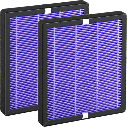 R1 HEPA Filter Replacement for YIOU R1 P1802 and Elechomes P1801, Deep Purple, 2 Pack