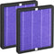 R1 HEPA Filter Replacement for YIOU R1 P1802 and Elechomes P1801, Deep Purple, 2 Pack