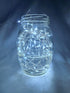 6Pack -3.3ft 10 Fairy Lights Battery Operated LED Silver Wire Firefly Mini Lights for Mason Jars DIY Crafts Christmas