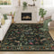 Rugcomf Living Room Rug 5x7 Rug Machine Washable Boho Area Rug Non