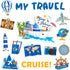15 Pcs Cruise Door Decorations Magnets, Funny Refrigerator Magnets for Travel and Celebrations