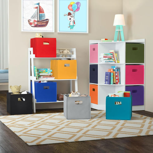 2 Set, 2 Count RiverRidge Pc Folding Storage Bin No Size, Orange