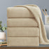 Extra Large Bath Towels Set 35x70 Inches - Beige Luxury 600 GSM