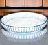 Pie Plate 10.5 Inch, Oven Glass Pie Pan for Baking Pie Crust, Clear Baking Dish with Rippled Edge