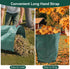LZMYIVE 2 Pack 53 Reusable Garden Waste Bags, Dustpan-Type Yard leaves collector, Gallon Collapsible Lawn Leaf Bag