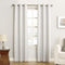 Sun Zero Cooper Grommet Curtain Panel, Thermal Insulated, Energy Efficient, Pearl White, 40"W x 84"L (1 Panel)