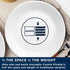 Corelle Vitrelle 4-Piece 18-Oz Soup/Cereal Bowls, Chip & Crack Resistant Glass Dinnerware Set, Winter Frost White