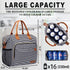 TuErCao Insulated Lunch Bag for Women, Leakproof Soft Cooler Lunch Box for Work, Picnic Travel, Stripes