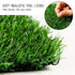 XLX TURF 12 x 36 Inches Artificial Grass Table Runner - Green Fake Grass Turf for Golf Football Party Decorations,