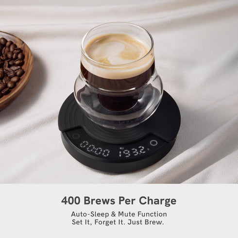 2kg/0.1g OutIn Claro Portable Coffee Scale, Espresso Scale Accurate Measurement, Pour Over Coffee Scale Multiple Modes