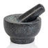 Set 5 Inch Maxam Mortar and Pestle - - Heavy Natural Granite Spice Grinder Bowl, Herb Crusher, Make Fresh Guacamole at