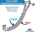 Washing Machine Hoses - DOUBLE 90° Elbow to Fit Tight Spaces, Burst Proof Washer Water Supply Line (2 Pack)