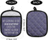 Funny Oven Pads Pot Holder with Pocket, "My Cooking is So Awesome Even The Smoke Alarm Cheers Me On"