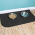 Ritz Solid Accent Rug - 18" x 30" Stain Resistant Kitchen or Living Room Mat - Black