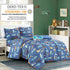 Set Blue Airplanes print Comforter for Boys Girls teen. Twin size Bedding for kids room. Include Twin comforter fitted