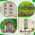 Pack 2 of Extra Thick Wooden Wall Trellis- Expandable Wall Planter Lattice Panels for Climbing Plants, Hanging Vertical