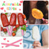 30 Pieces Acrylic Reusable Cakesicle Sticks - Ice Cream Cakesicle Mold for Home Cake Candy Gifts, Pink, 4.6 Inches