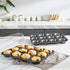 HONGBAKE Muffin Pan for Baking, Nonstick 12 Cup Cupcake Tin, 2 Pack Premium Cheesecake Pans, Dishwasher Safe - Dark Grey