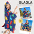 3-12 28" 53" OLAOLA Colorful Dinosaur Hooded Towel for Kids Years, x Soft Thick Absorbent Beach Towels, Toddler Bath