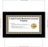 Creative Picture Frames 5.5X8.5Bk - Business License Frame with Self Standing Easel and Wall Hanger for Versatility