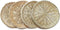 BB HOME, ZHONGER BHO Hand Weave Bamboo Paper Plate Holder, 10in Set of 4 for Picnic & Daily Dining