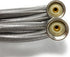 Premium Stainless Steel 4ft Washing Machine Hoses Burst Proof Leak Proof 2 Pack for Hot Cold Water