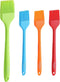 4PCS Silicone Basting Pastry Brush, MONGSEW Heat Resistant Food Brush for BBQ, Baking, Kitchen Cooking