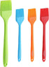 4PCS Silicone Basting Pastry Brush, MONGSEW Heat Resistant Food Brush for BBQ, Baking, Kitchen Cooking