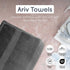 Pack 4, 100% Ariv Premium Bath Towels of Cotton, Large, Super Soft, Highly Absorbent, Quick Dry, Durable, Comfortable