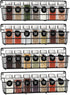 Spice Rack Organizer Wall Mount, Hanging Spice Pantry Storage Shelf Organization, 4 Pack Space Saving Seasoning