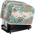 Quilted Boho Toaster Oven Covers, 4 Slice Kitchen Small Appliance Covers, Universal Size Dustproof Cover for Women Gift