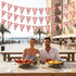 5PCS Summer Gameza Crawfish Boil Party Decorations, Crawfish Pre Strung Pennant Banners Table Birthday Decoration