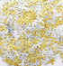 1.6 Ounce Crossed Christening Confetti - Gold Silver Glitter Cross Metallic Sequins for Party Decoration