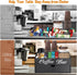 Coffee Bar Organizer Countertop, Wooden Accessories with Drawer, Coffee Station Organizer for Coffee Pods Holder