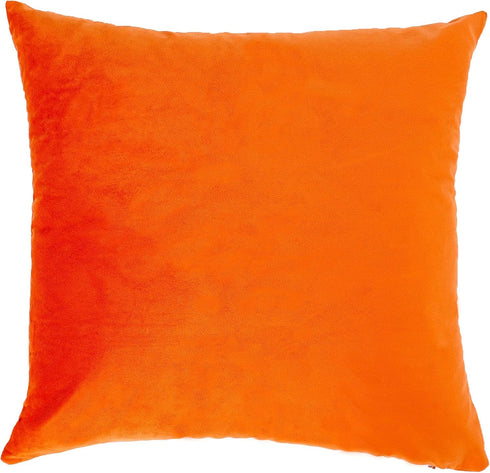 MZPSO Pack of 2 Velvet Super Soft Solid Decorative Square Throw Pillow Covers, 18 x 18 Inch for Sofa Bedroom
