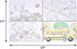 50 11"x 17" 2 Gift Boutique Kids Activity Place Mats Disposable Paper Sided Color Your Own Fun Time Coloring and Puzzle