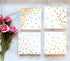 100 PK Gold Napkins - 4 Assorted Designs - 3-Ply Cocktail Napkins 5 x 5 Inches Disposable Party Napkins for Wedding