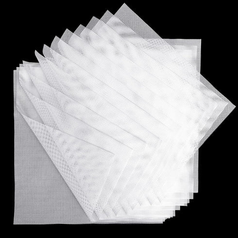 (12 Pack) Silicone Dehydrator Sheets, Dostk Premium Non Stick Silicone Mesh for Fruit Dehydrator, Dehydrator Tray Liner Reusable (14 x 14 inch) by DOSTK