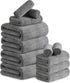 Belista Towel Set Pack of 12 Family Towels, 4 Bath Towel, 4