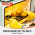 HONGBAKE 2 Pack Donut Pan, Upgraded Deepened 6 Cavity Mini Bagel Mold for Oven, Nonstick and Heavy Duty