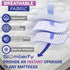 Twin Size Waterproof Mattress Pad by Slumberfy, Quilted Fitted Cotton Protector