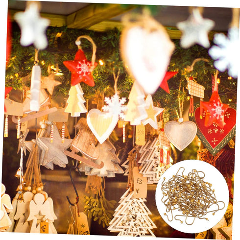 40pcs Hook up Christmas Tree Hangers - Holiday Ornament Hanger Hooks for Ornaments, Christmas Party Favor