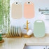 Wheat Straw Chopping Board for Kitchen, Juice Grooves, Easy Grip Handle, Dishwasher Safe, Pink