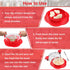 Large Chicken Shredder Tool with Twist, Brush & Fork, Visible Meat Shredder Machine, Ergonomic Handle, BPA Free, Red