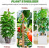GUIDOT 2 Pack 28 Inch Moss Pole Monstera Plant Support with Repotting Mat, Plant Support Stakes, Plant Sticks Support