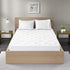 300TC 18 Inch, Madison Park Twin Mattress Protector Pad Waterproof Bed Cover, Breathable Sateen Cotton, Diamond Quilted