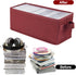 CD Storage Boxes - 2 Pack Case Storage, Holds 30 CDs in Jewel Cases, 60 in Slim Cases, 165 in Sleeves (2pack-red)